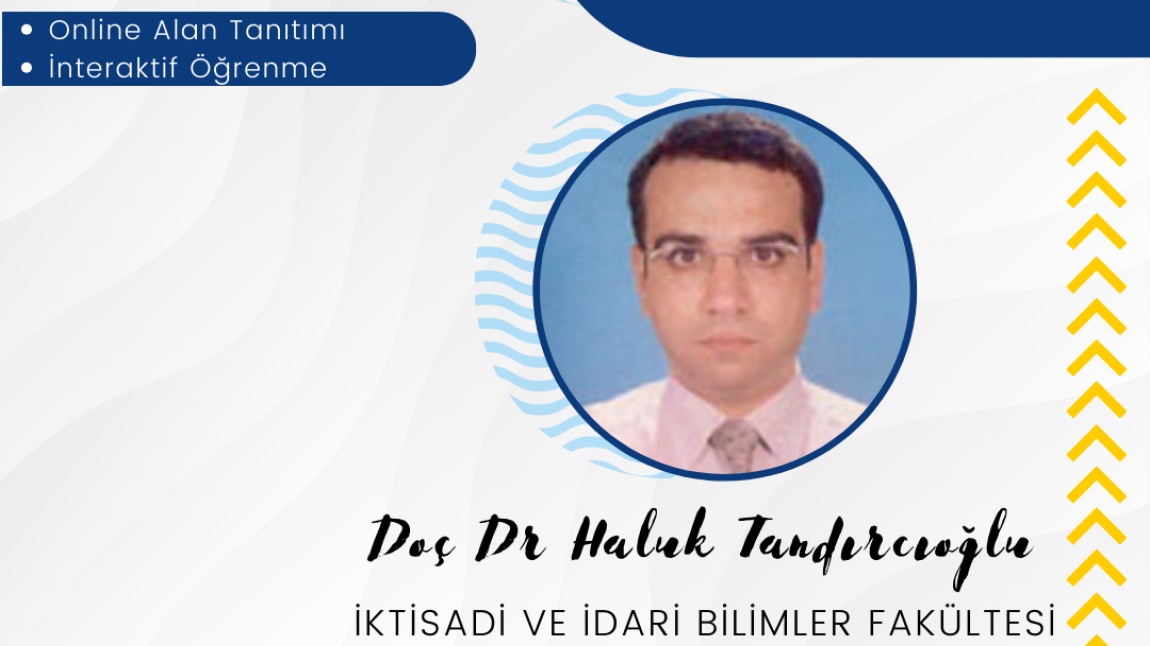 Doç Dr HALUK TANDIRCIOĞLU KONUĞUMUZDU